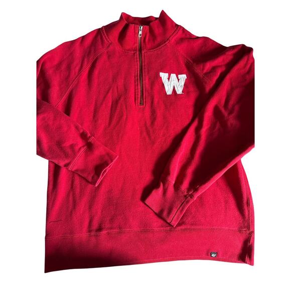 47 BRAND WISCONSIN BADGERS sweatshirt size XL - Picture 1 of 4